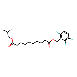 Sebacic acid, isobutyl 2,3,6-trifluorobenzyl ester