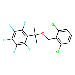 (2,6-Dichlorophenyl)metanol, dimethylpentafluorophenylsilyl ether