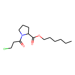 L-Proline, N-(3-chloropropionyl)-, hexyl ester
