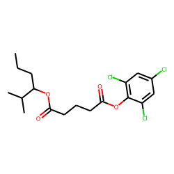 Glutaric acid, 2,4,6-trichlorophenyl 2-methylhex-3-yl ester
