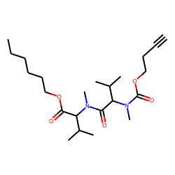 DL-Valyl-DL-Valine, N,N'-dimethyl-N'-(but-3-yn-1-yloxycarbonyl)-, hexyl ester