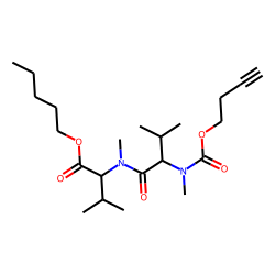 DL-Valyl-DL-Valine, N,N'-dimethyl-N'-(but-3-yn-1-yloxycarbonyl)-, pentyl ester