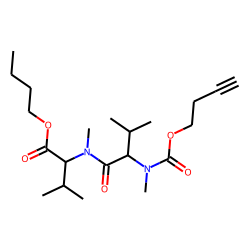 DL-Valyl-DL-Valine, N,N'-dimethyl-N'-(but-3-yn-1-yloxycarbonyl)-, butyl ester