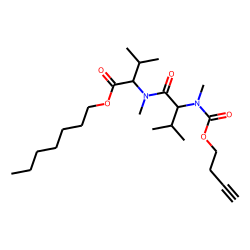 DL-Valyl-DL-Valine, N,N'-dimethyl-N'-(but-3-yn-1-yloxycarbonyl)-, heptyl ester