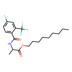 D-Alanine, N-(4-fluoro-2-trifluoromethylbenzoyl)-, nonyl ester