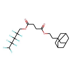 Succinic acid, 2-(adamant-1-yl)ethyl 2,2,3,3,4,4,5,5-octafluoropentyl ester
