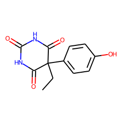 2,4,6(1H,3H,5H)-Pyrimidinetrione, 5-ethyl-5-(4-hydroxyphenyl)-