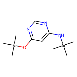 Pyrimidine, 4-hydroxy-6-amino, TMS