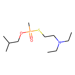 Phosphonothioic acid, methyl-, S-(2-diethylaminoethyl), O-2-methylpropyl ester