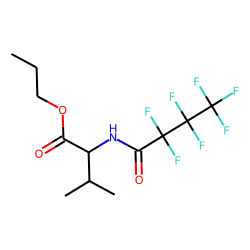 l-Valine, n-heptafluorobutyryl-, propyl ester