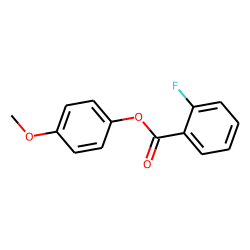 2-Fluorobenzoic acid, 4-methoxyphenyl ester