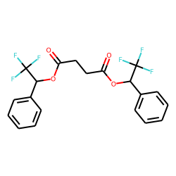 Succinic acid, di(1-phenyl-2,2,2-trifluoroethyl) ester