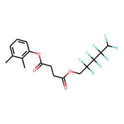 Succinic acid, 2,2,3,3,4,4,5,5-octafluoropentyl 2,3-dimethylphenyl ester