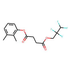 Succinic acid, 2,2,3,3-tetrafluoropropyl 2,3-dimethylphenyl ester