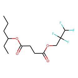 Succinic acid, 2,2,3,3-tetrafluoropropyl 3-hexyl ester