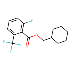2-Fluoro-6-trifluoromethylbenzoic acid, cyclohexylmethyl ester