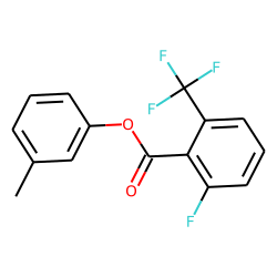 2-Fluoro-6-trifluoromethylbenzoic acid, 3-methylphenyl ester