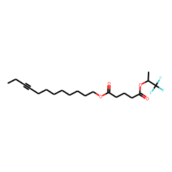 Glutaric acid, 1,1,1-trifluoroprop-2-yl dodec-9-yn-1-yl ester