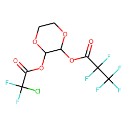 1,4-Dioxane-2,3-diol, chlorodifluoroacetate, pentafluoropropionate