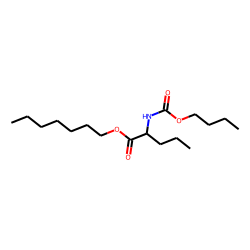 l-Norvaline, n-butoxycarbonyl-, heptyl ester