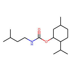 Carbonic acid, monoamide, N-3-methylbutyl-, menthyl ester