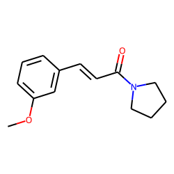 Pyrrolidine, 1-(m-methoxycinnamoyl)-