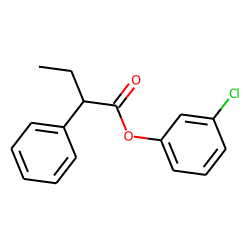 Butyric acid, 2-phenyl-, 3-chlorophenyl ester