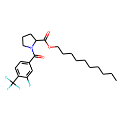 L-Proline, N-(3-fluoro-4-trifluoromethylbenzoyl)-, decyl ester
