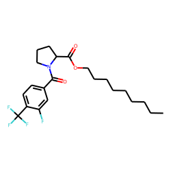 L-Proline, N-(3-fluoro-4-trifluoromethylbenzoyl)-, nonyl ester