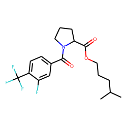 L-Proline, N-(3-fluoro-4-trifluoromethylbenzoyl)-, isohexyl ester