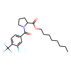 L-Proline, N-(3-fluoro-4-trifluoromethylbenzoyl)-, octyl ester