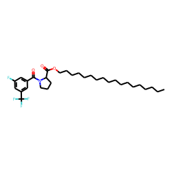 L-Proline, N-(3-fluoro-5-trifluoromethylbenzoyl)-, octadecyl ester