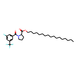 L-Proline, N-(3-fluoro-5-trifluoromethylbenzoyl)-, heptadecyl ester