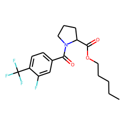 L-Proline, N-(3-fluoro-4-trifluoromethylbenzoyl)-, pentyl ester