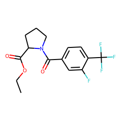L-Proline, N-(3-fluoro-4-trifluoromethylbenzoyl)-, ethyl ester