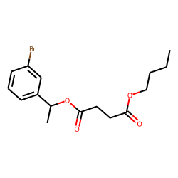 Succinic acid, 1-(3-bromophenyl)ethyl butyl ester