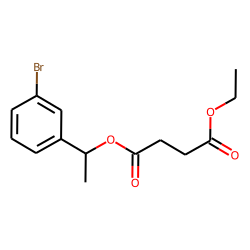 Succinic acid, 1-(3-bromophenyl)ethyl ethyl ester