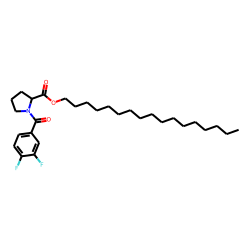 L-Proline, N-(3,4-difluorobenzoyl)-, heptadecyl ester