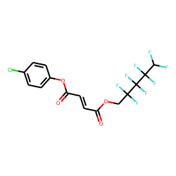 Fumaric acid, 4-chlorophenyl 2,2,3,3,4,4,5,5-octafluoropentyl ester