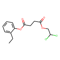Succinic acid, 2,2-dichloroethyl 2-ethylphenyl ester