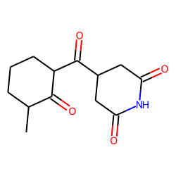 Glutarimide, 3-[(3-methyl-2-oxocyclohexyl)carbonyl]-