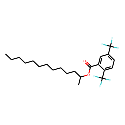 2,5-Di(trifluoromethyl)benzoic acid, 2-tridecyl ester