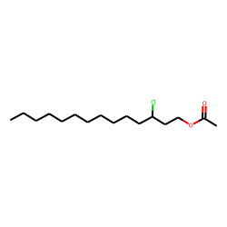 1-Tetradecanol, 3-chloro, acetate