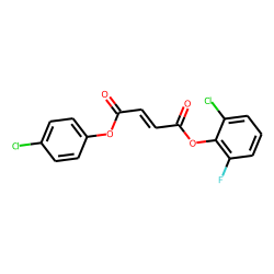 Fumaric acid, 4-chlorophenyl 2-chloro-6-fluorophenyl ester