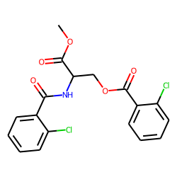 l-Serine, N,O-bis(2-chlorobenzoyl)-, methyl ester