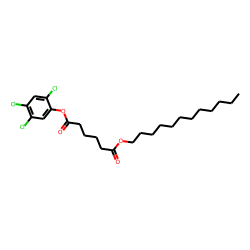 Adipic acid, dodecyl 2,4,5-trichlorophenyl ester