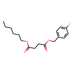 Succinic acid, 4-fluorobenzyl hexyl ester