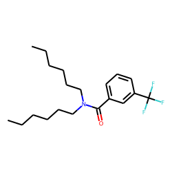 Benzamide, N,N-dihexyl-3-trifluoromethyl-