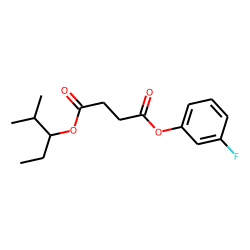 Succinic acid, 2-methylpent-3-yl 3-fluorophenyl ester