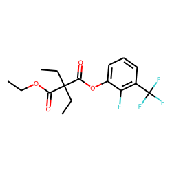 Diethylmalonic acid, ethyl 2-fluoro-3-trifluoromethylphenyl ester
